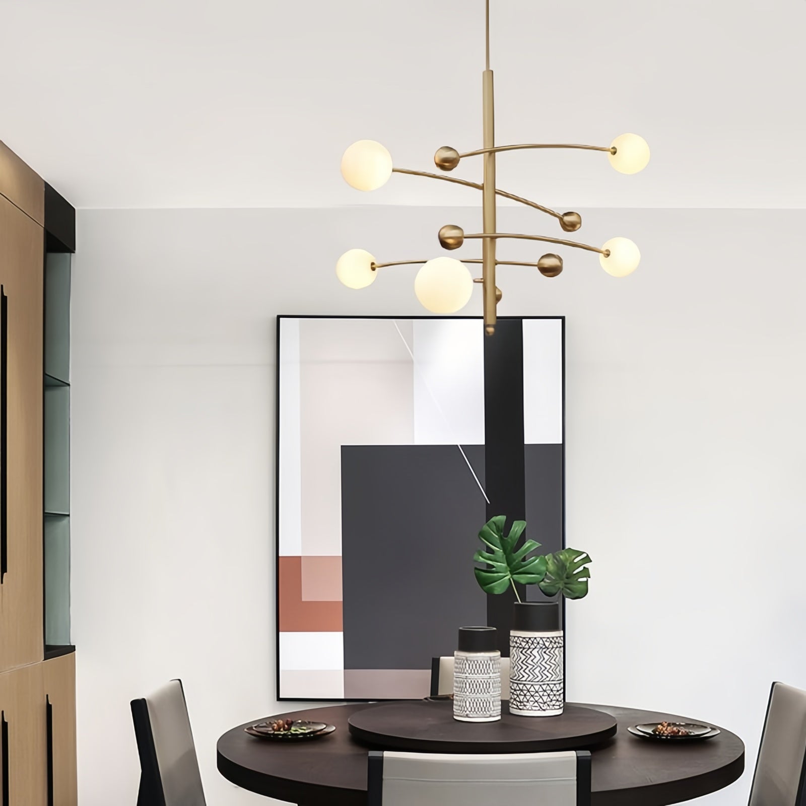 Minimalist Modern Chic Magic Bean Metal Pendant Light