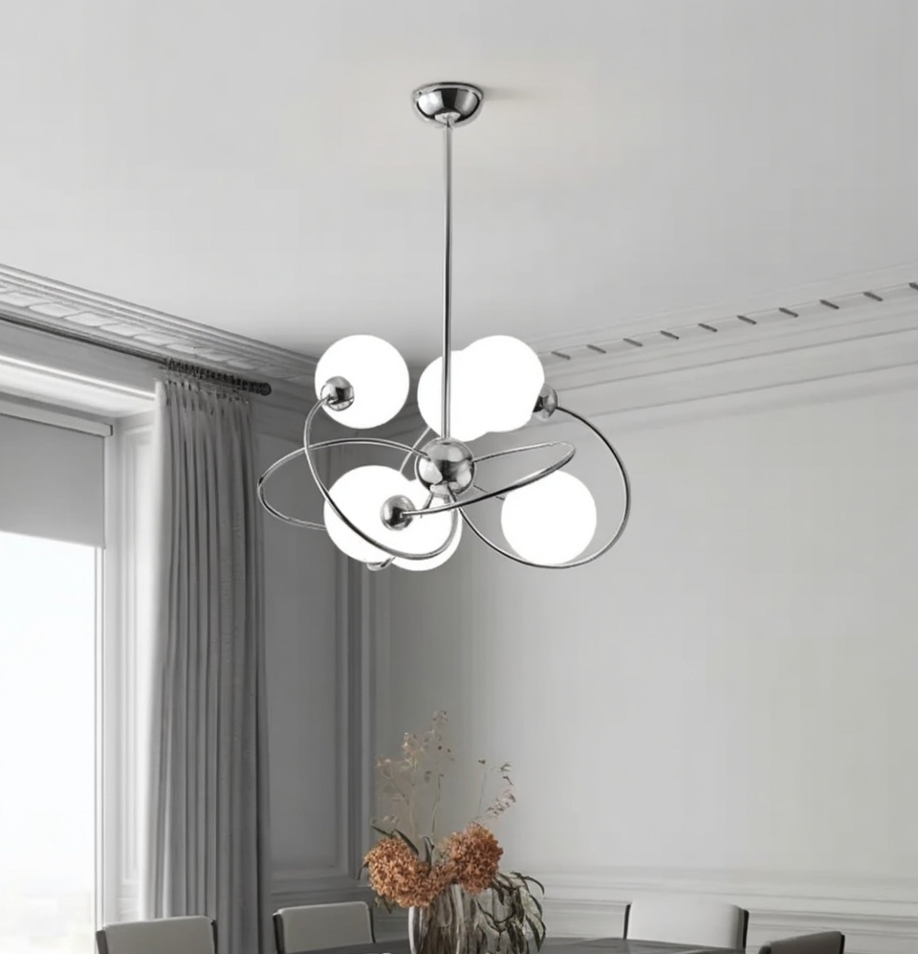 Modern Simple Multi-Head Glass Pendant Light