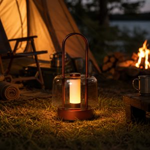 portable lantern-style ambient table lamp shown as a clean product view