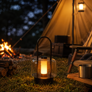portable lantern-style ambient table lamp shown as a clean product view