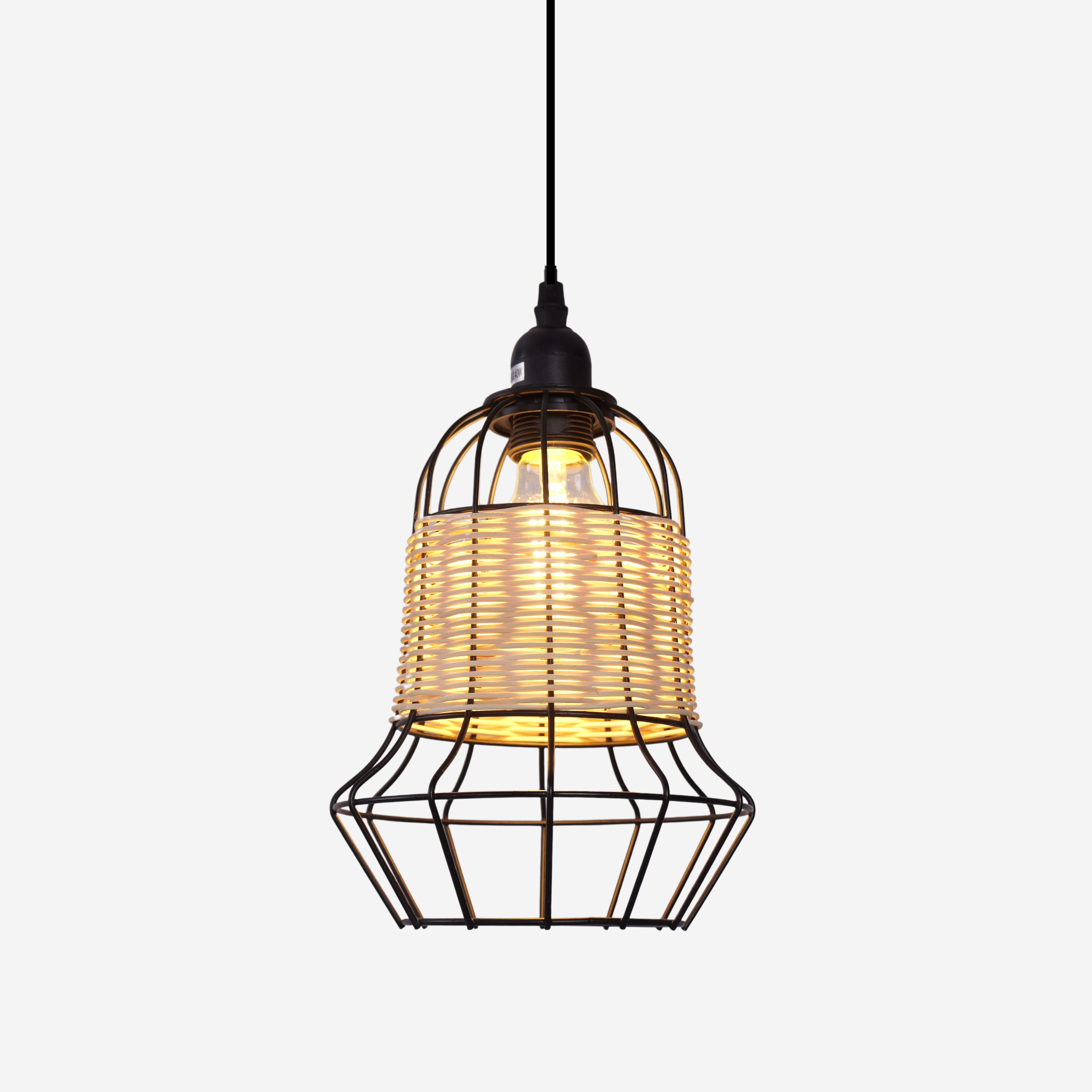 Basket-Inspired Bar Pendant Light Natural Rattan Pendant Lighting (50% off)