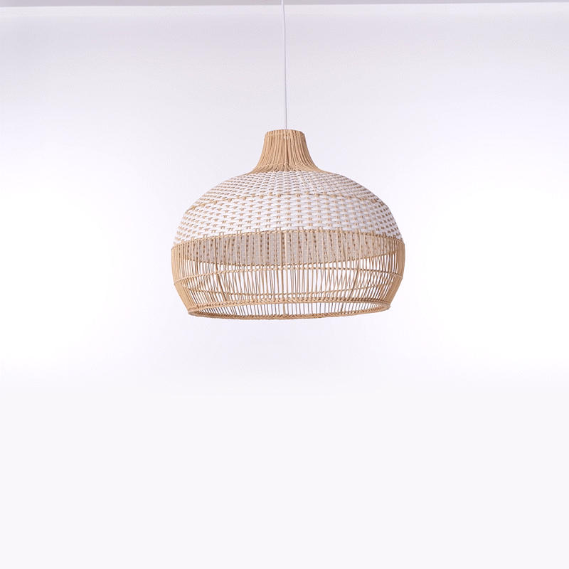 Cella-Lightsin Handwoven Rattan Pendant Light for Kitchen and Boho-Style Interiors Lightsin UK 