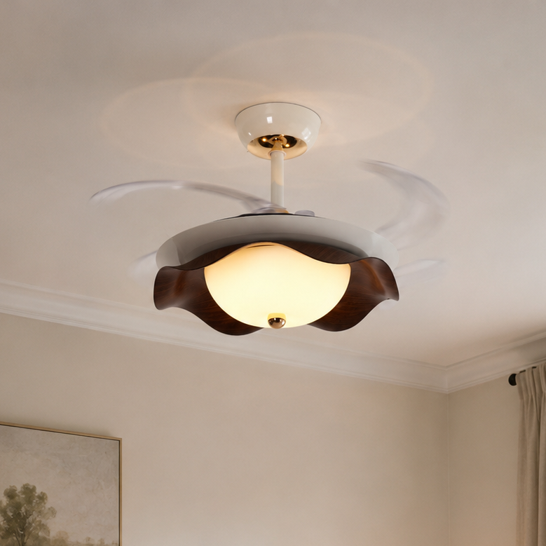 42 Inch Reversible LED Ceiling Fan Light with Remote