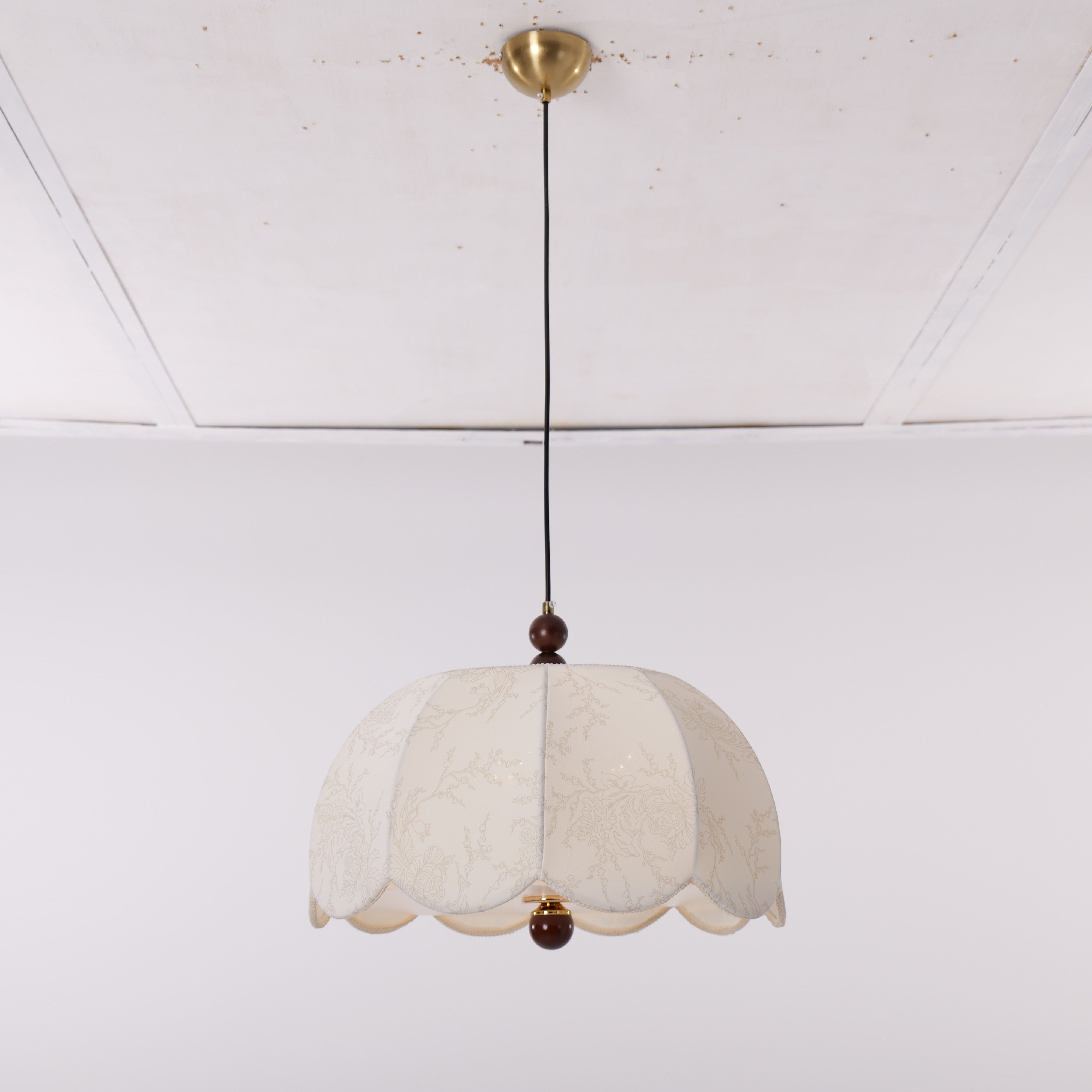 Yellow Fabric Pendant Light - LI460290