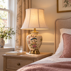 Magpie and Peony Ceramic Table Lamp - LI460314 (2).png