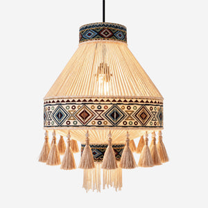 Bohemian Tassel Ceiling Light with Fringe, Detachable Design, Ethnic Style - LI460330 image 9