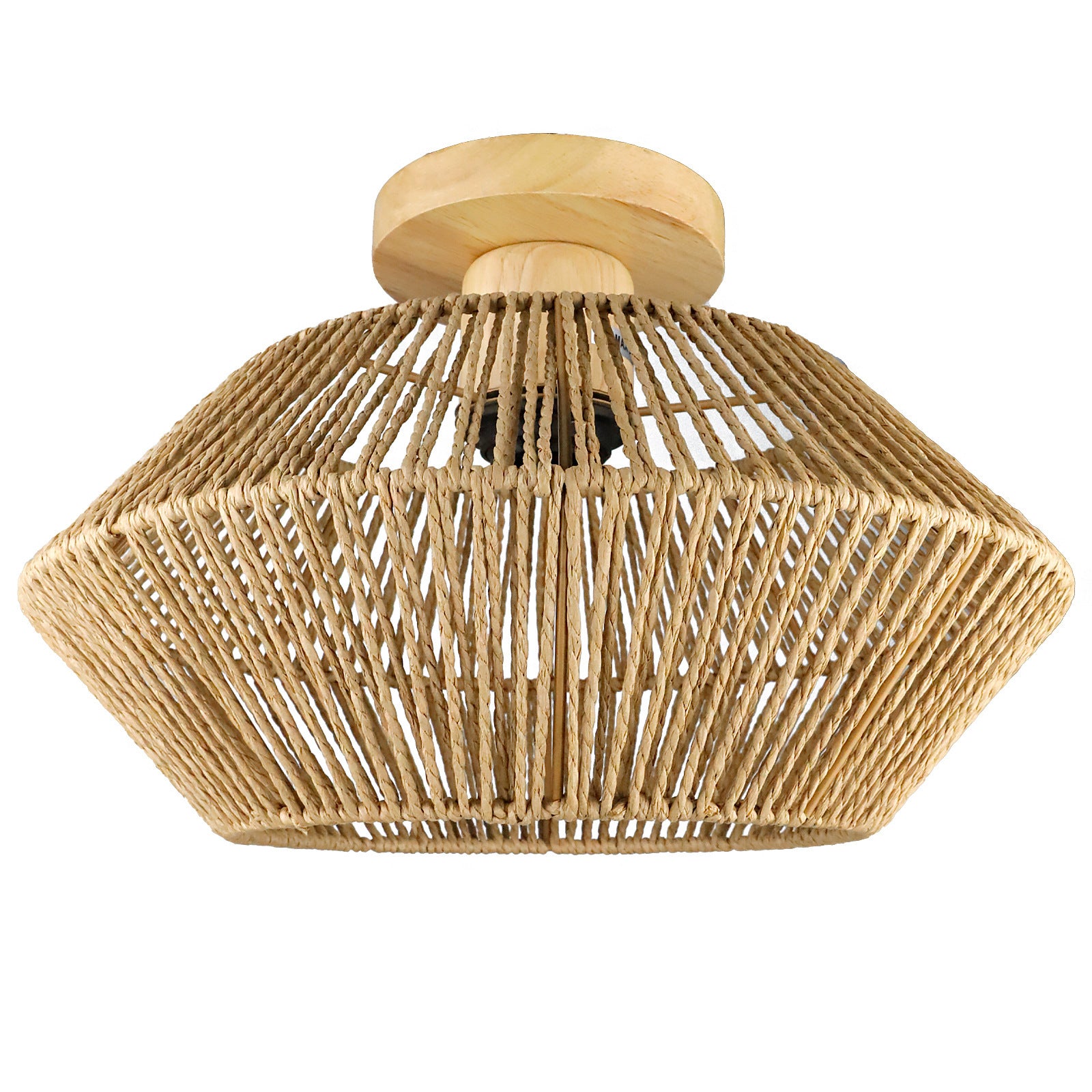 Vintage Hemp Rope Ceiling Light for Hallways and Corridors