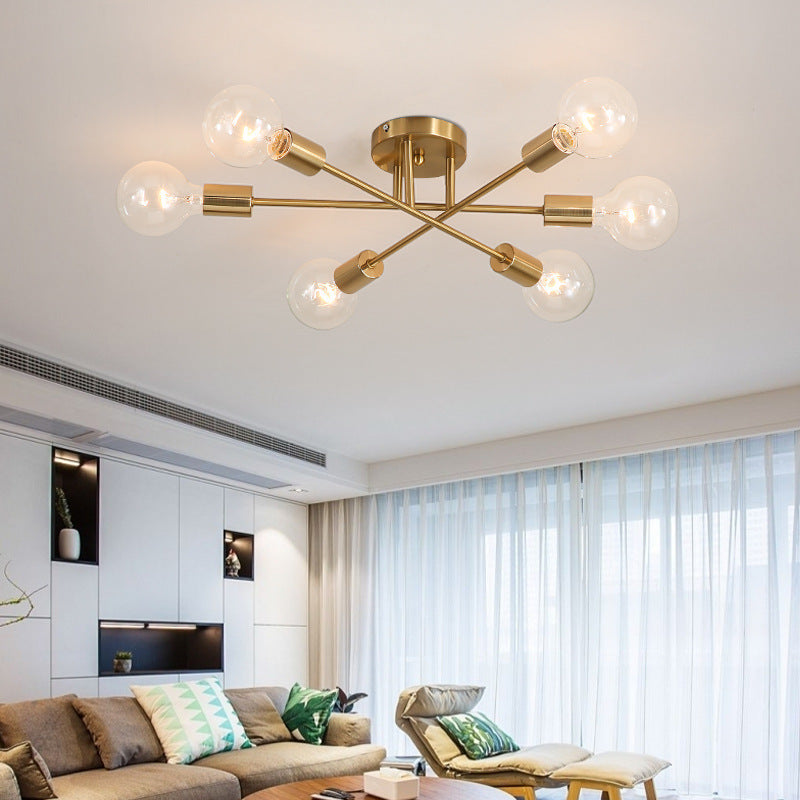 Modern Chic Sputnik Semi Flush Ceiling Light Series