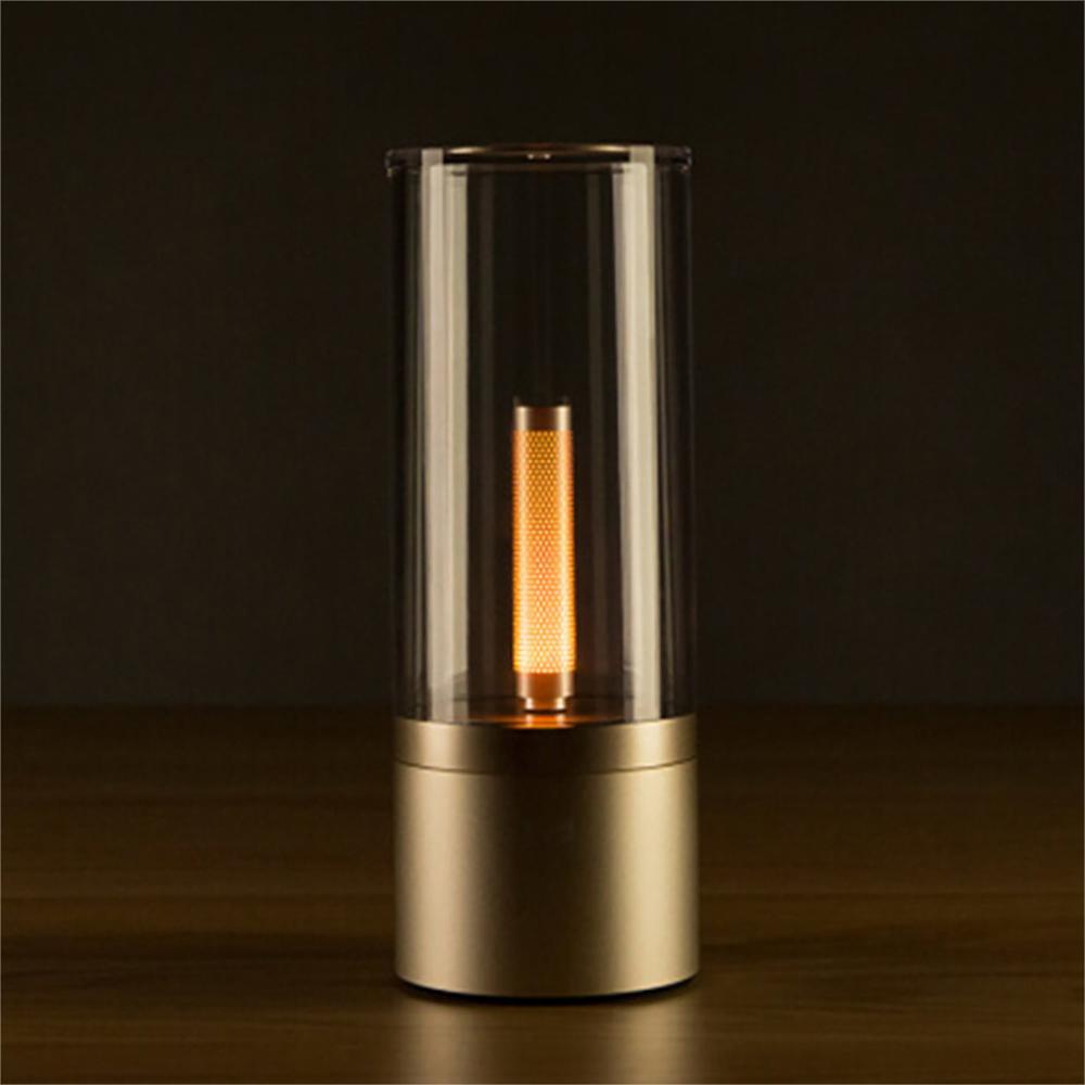 Portable Rechargeable LED Candlelight Atmosphere Lamp Table Lamp