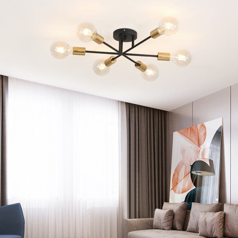 Modern Chic Sputnik Semi Flush Ceiling Light Series