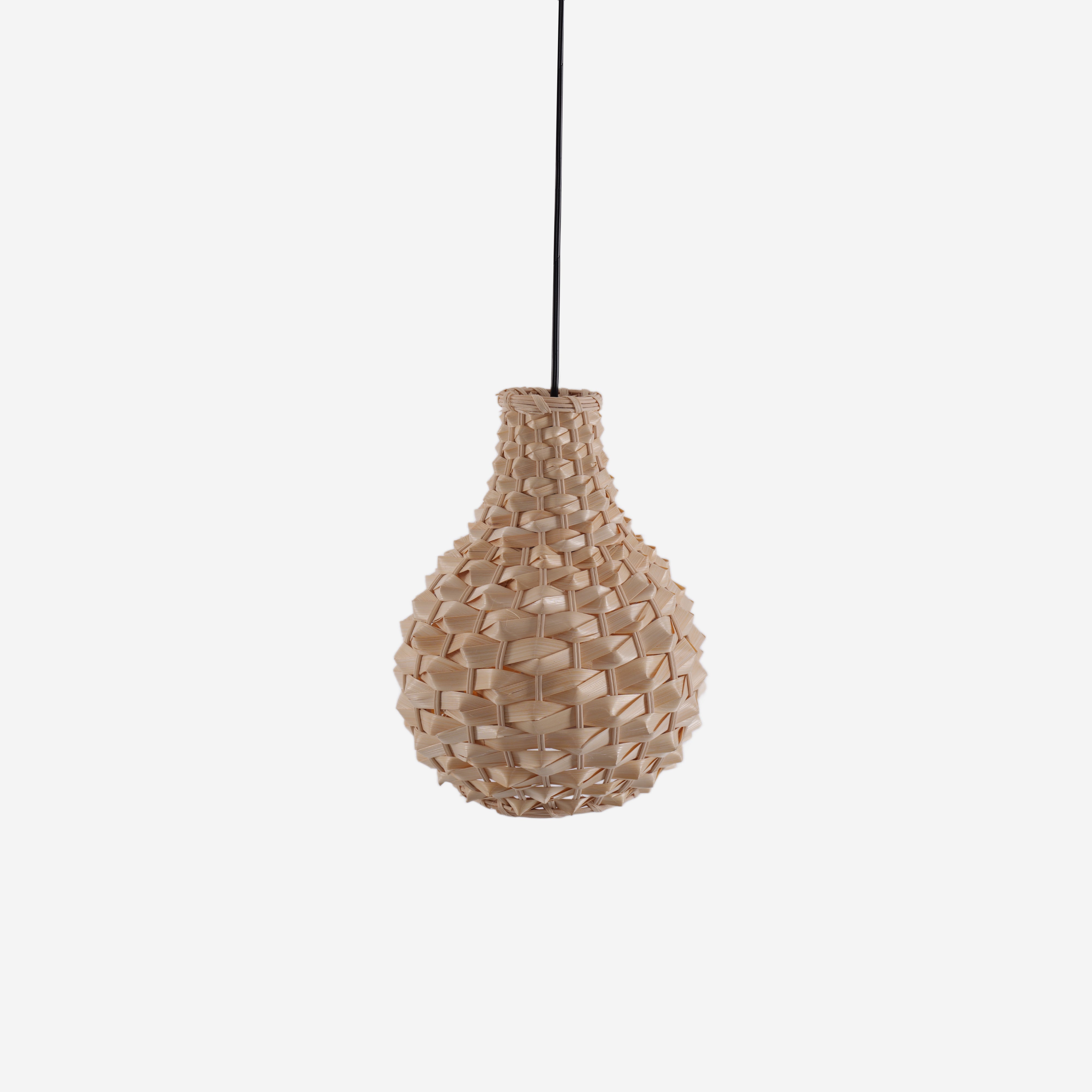 Bamboo Hand-Weaving Pendant Light Natural Art Lighting Fixture