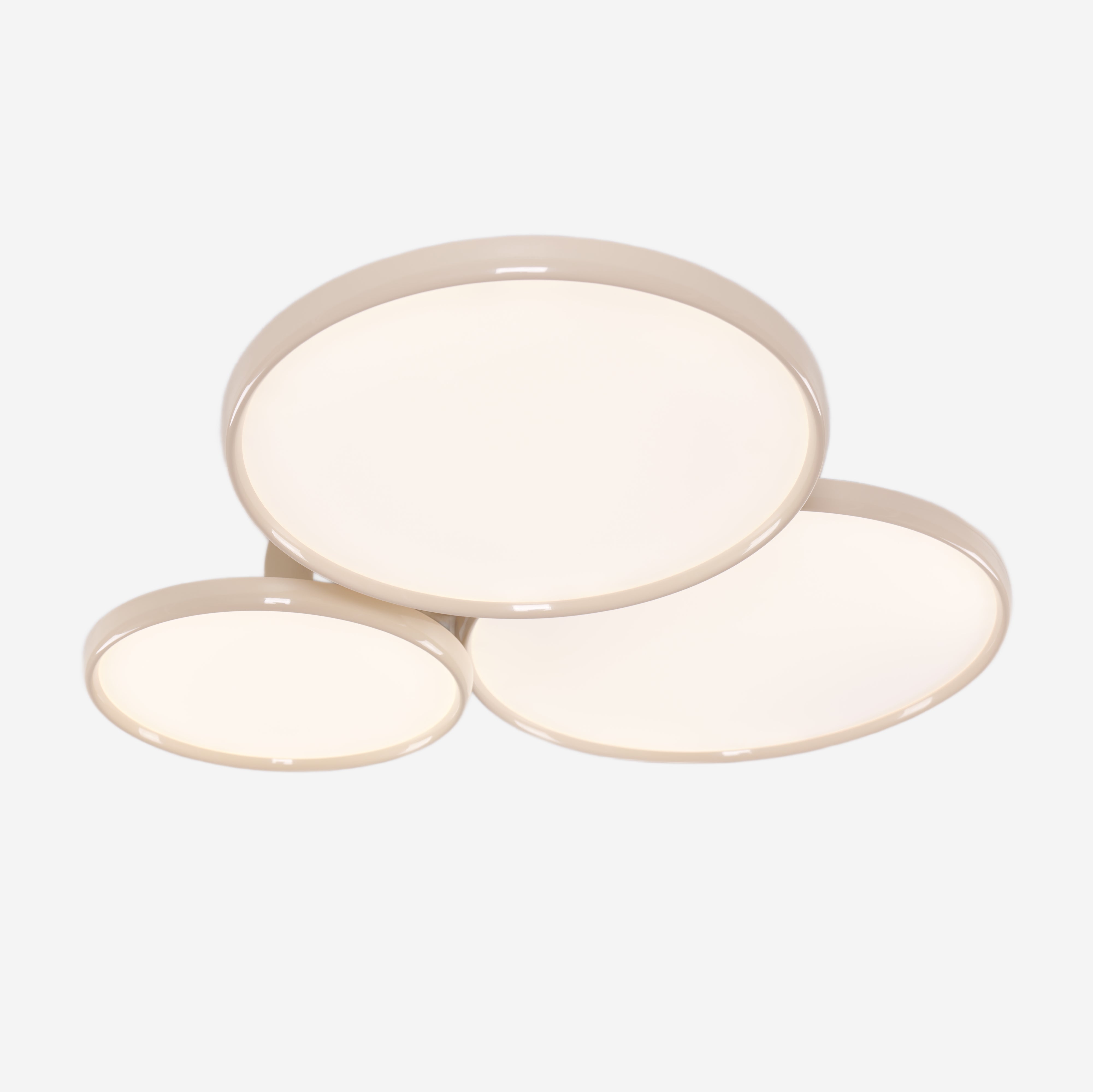 Full Spectrum Dimmable Ivory White Aluminum Round LED Ceiling Light