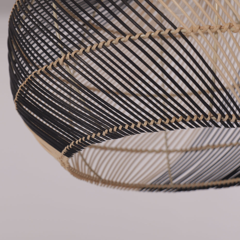 Japanese Simple Vase Shaped Handwoven Rattan Pendant Light – Lightsin UK