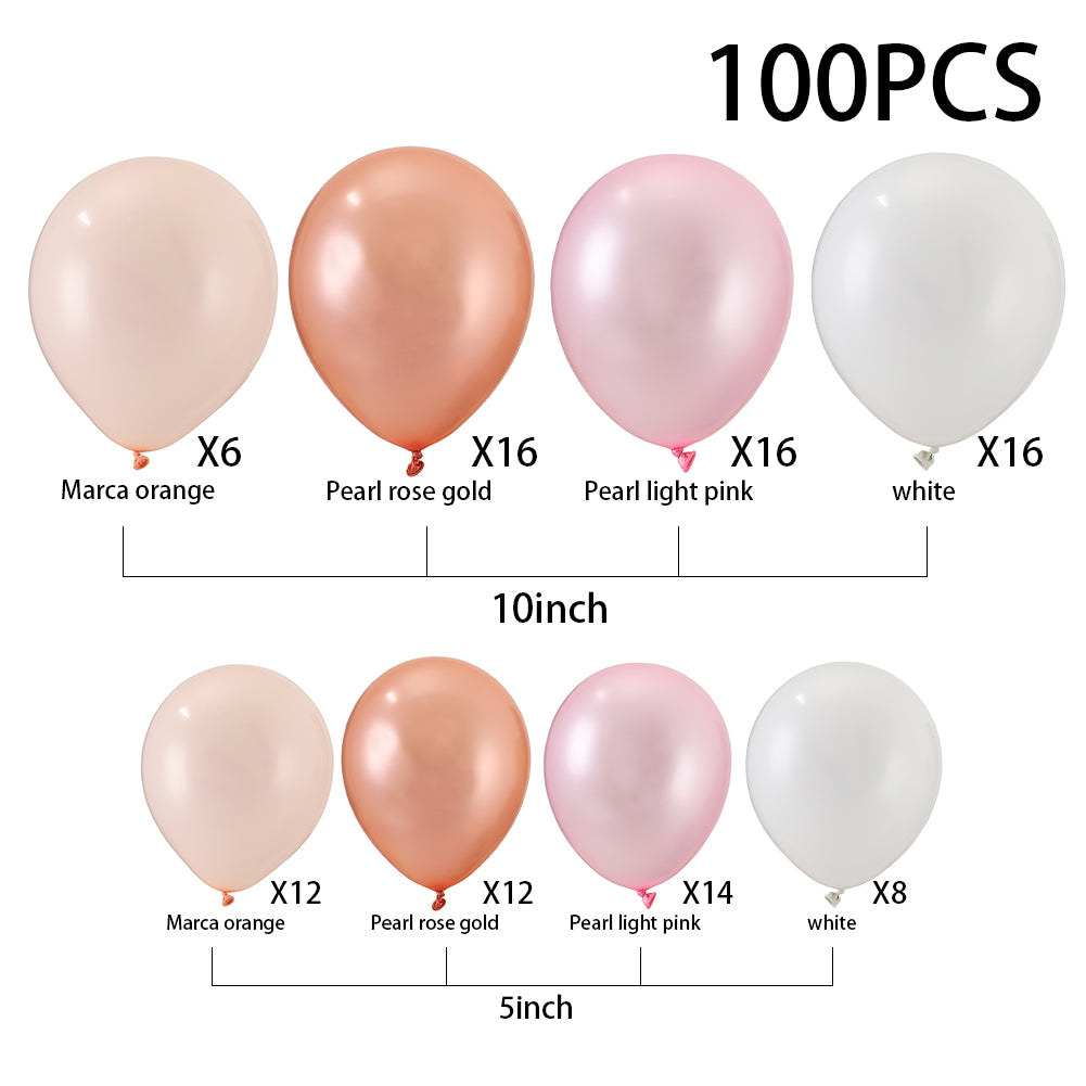 100pcs Wedding Birthday Background Wall Scene Decoration Balloon Combination Set 1
