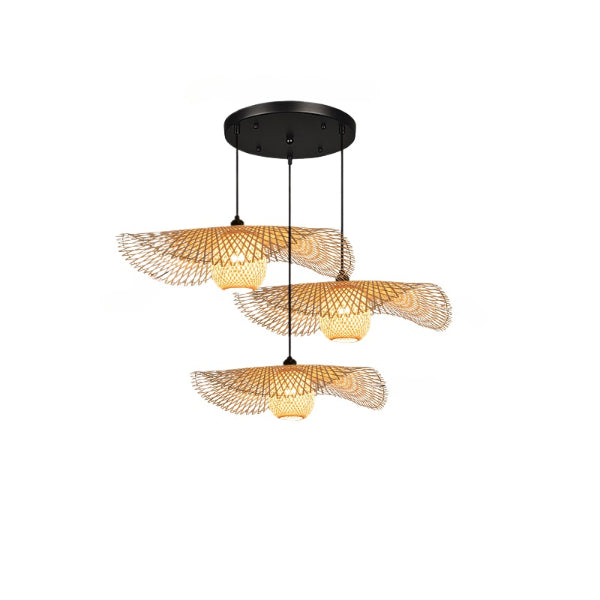 Handcrafted Bamboo Pendant Light Series