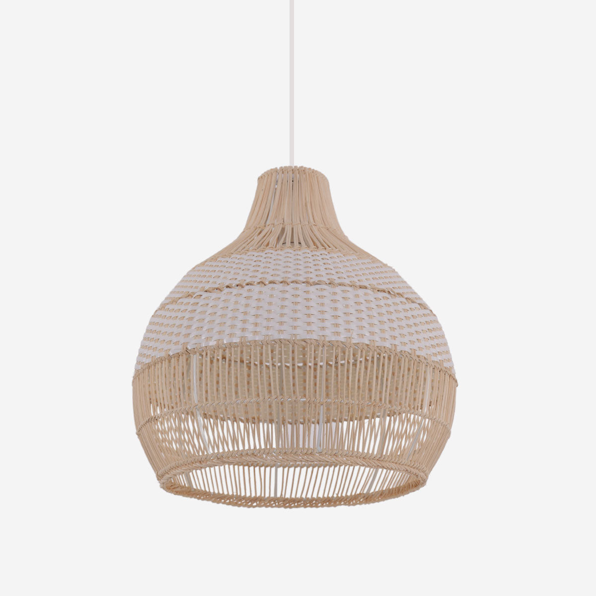 Rattan Pendant Light Woven Country Retro Handwoven Lighting Fixture