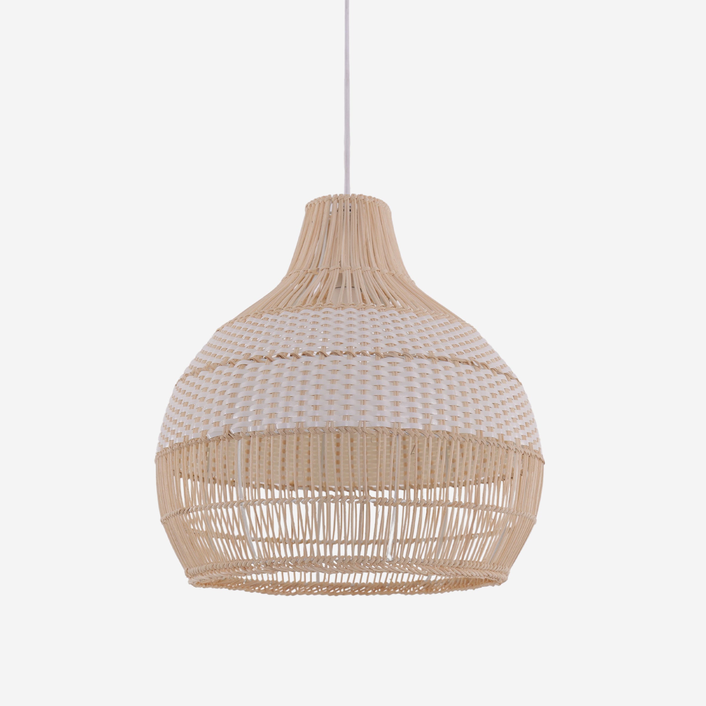 Rattan Pendant Light Woven Country Retro Handwoven Lighting Fixture