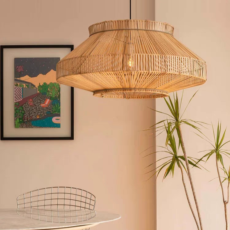 Handcraft Bamboo 60cm Diameter Pendant Light