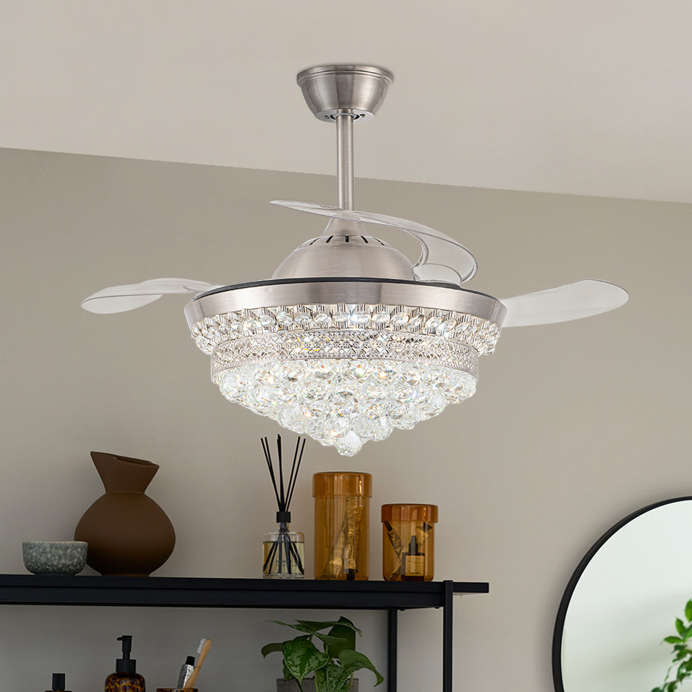 3-Colour LED Ceiling Fan with Vintage Bronze Finish