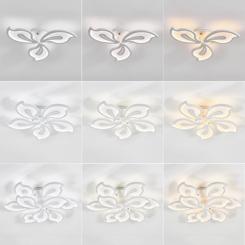 Elegant Floral Shape Energy-efficient LED Ceiling Light