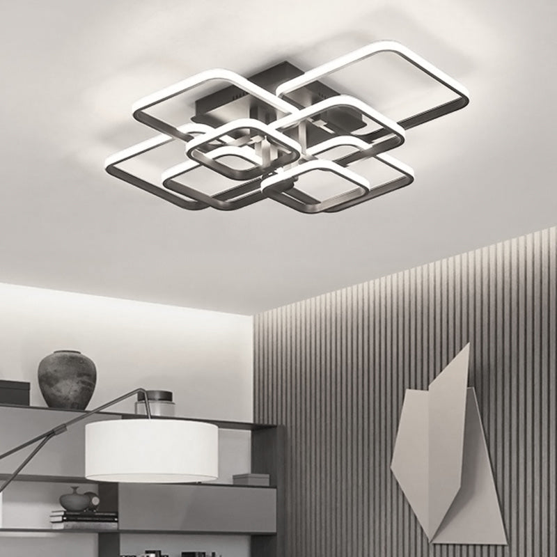 Square led ceiling on sale light fixture