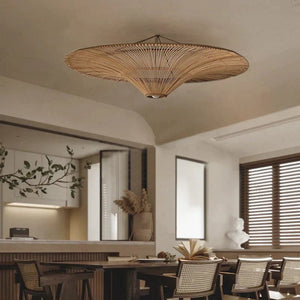 rattan pendant light