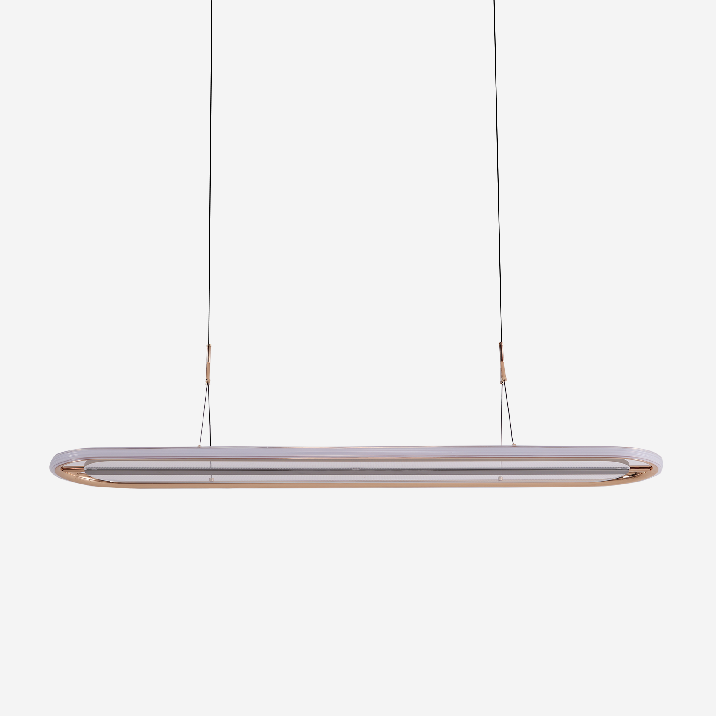 Modern Acrylic Oval Pendant Light