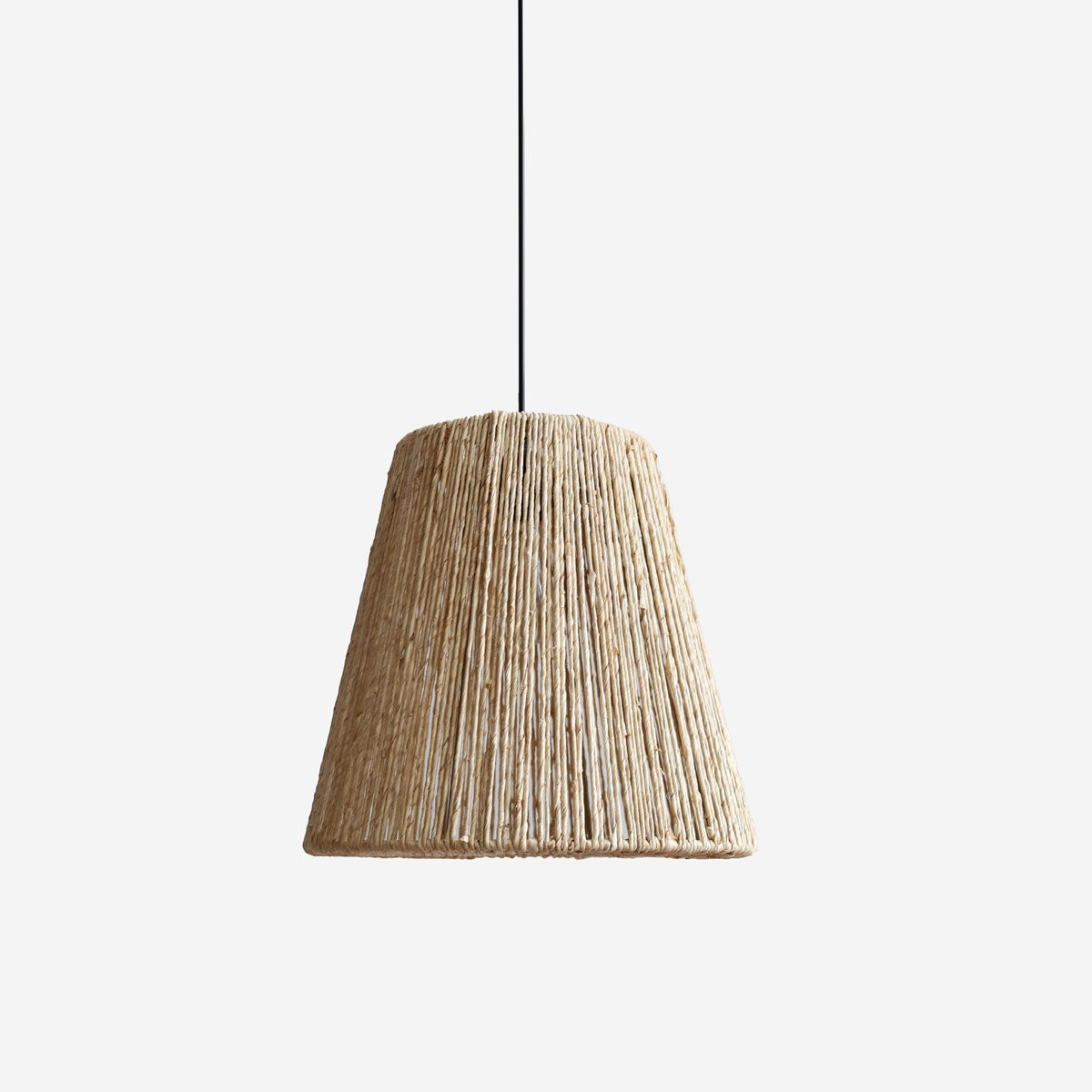 Rustic Hemp Rope Woven Pendant Light for Cozy Interiors