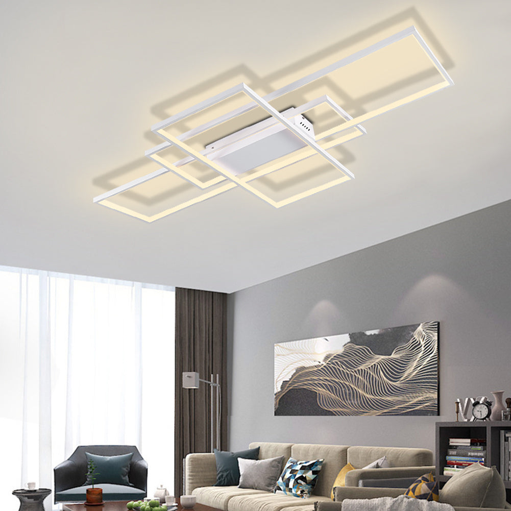 Neutral Style Rectangular LED Ceiling Lights