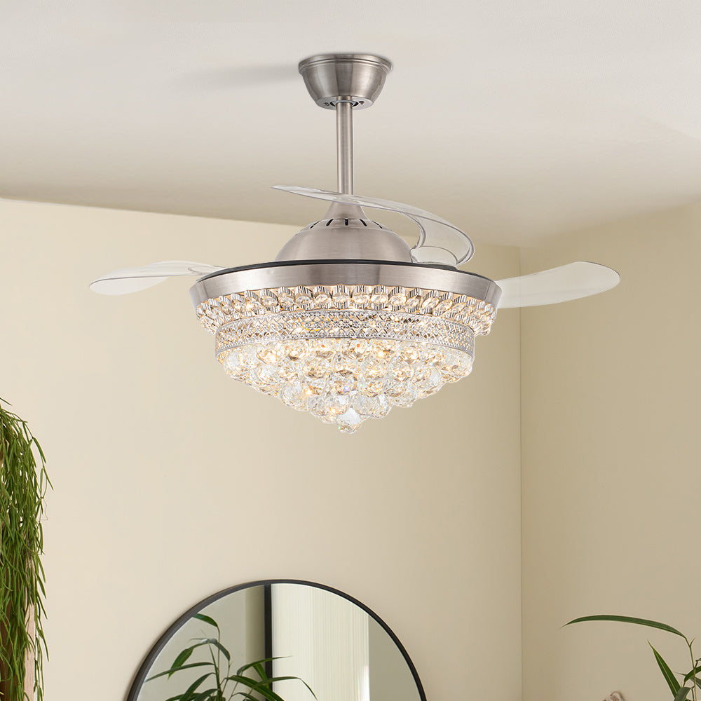 3-Colour LED Ceiling Fan with Vintage Bronze Finish