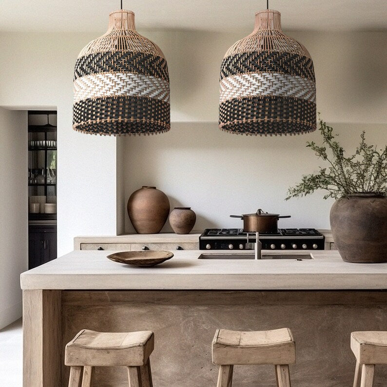 Creative High-Quality Handcrafted Rattan Pendant Light