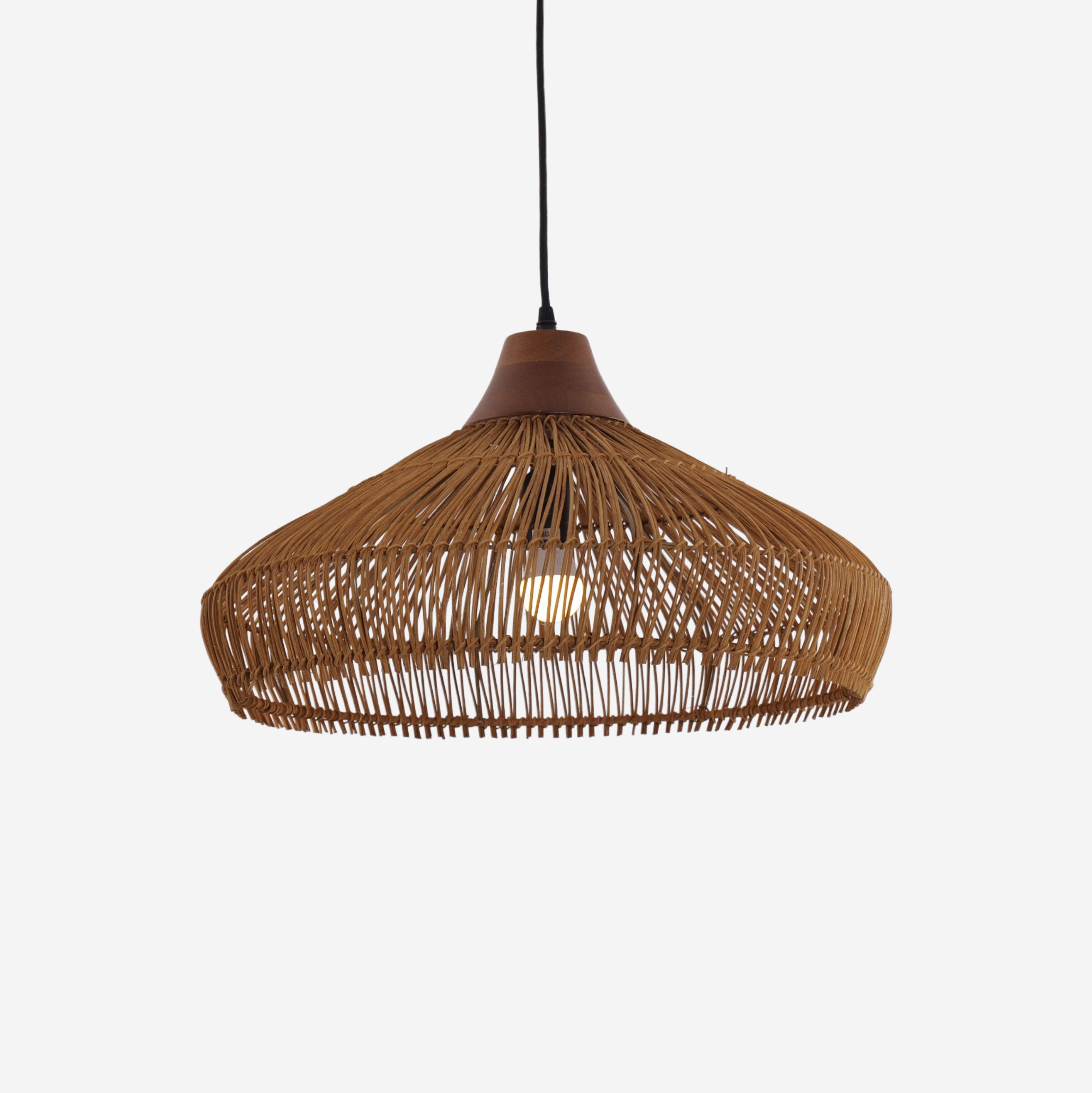 Handmade Bamboo Pendant Lighting for Kitchen Living Rooms