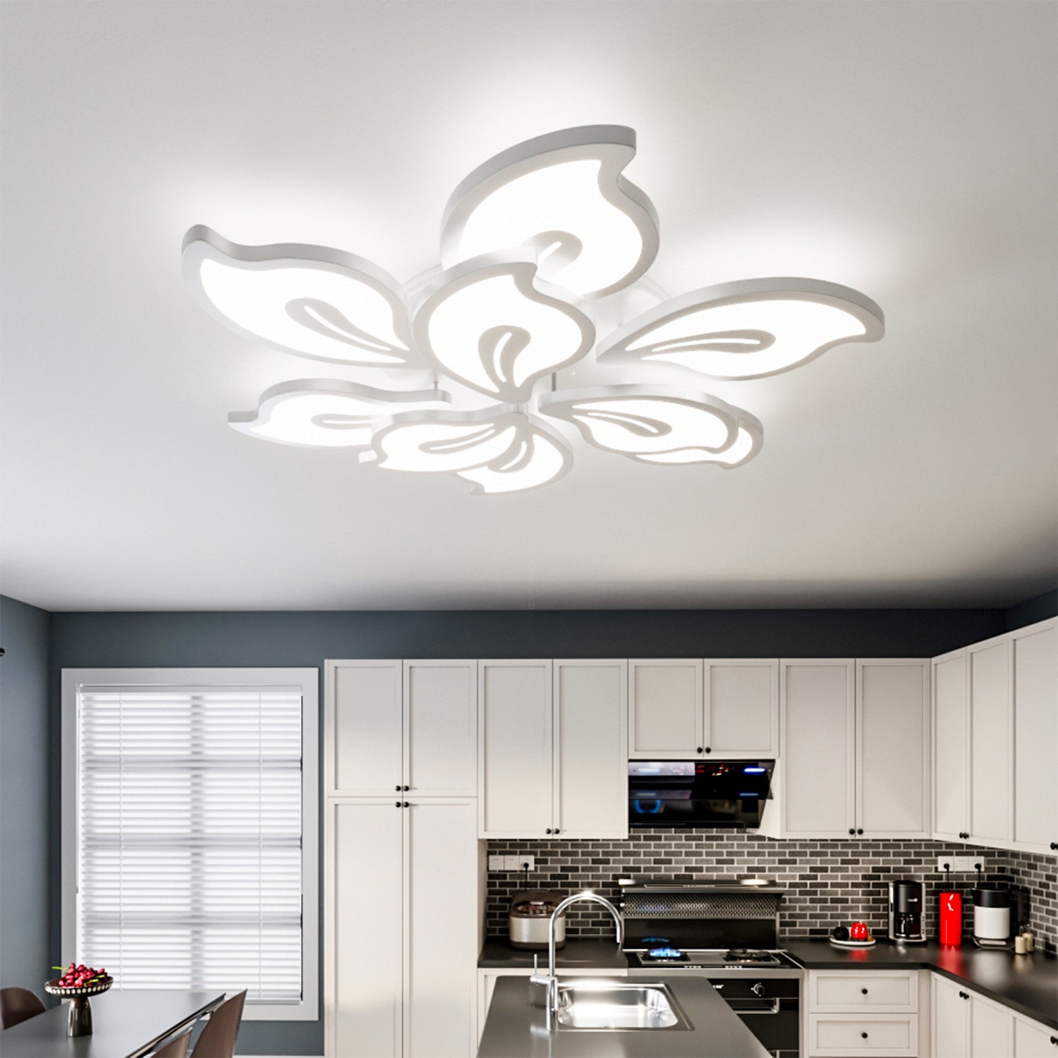 Elegant Floral Shape Energy-efficient LED Ceiling Light