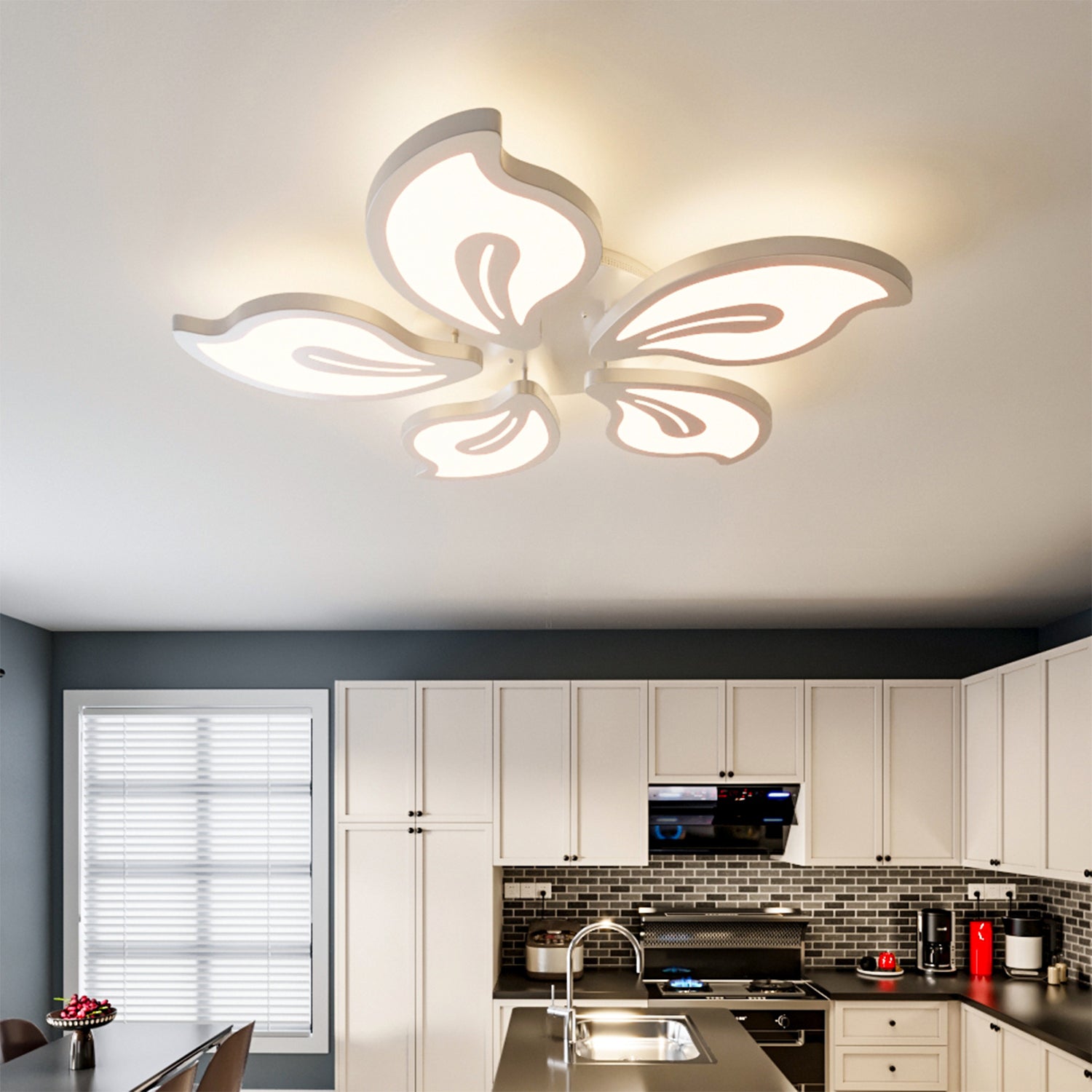 Elegant Floral Shape Energy-efficient LED Ceiling Light