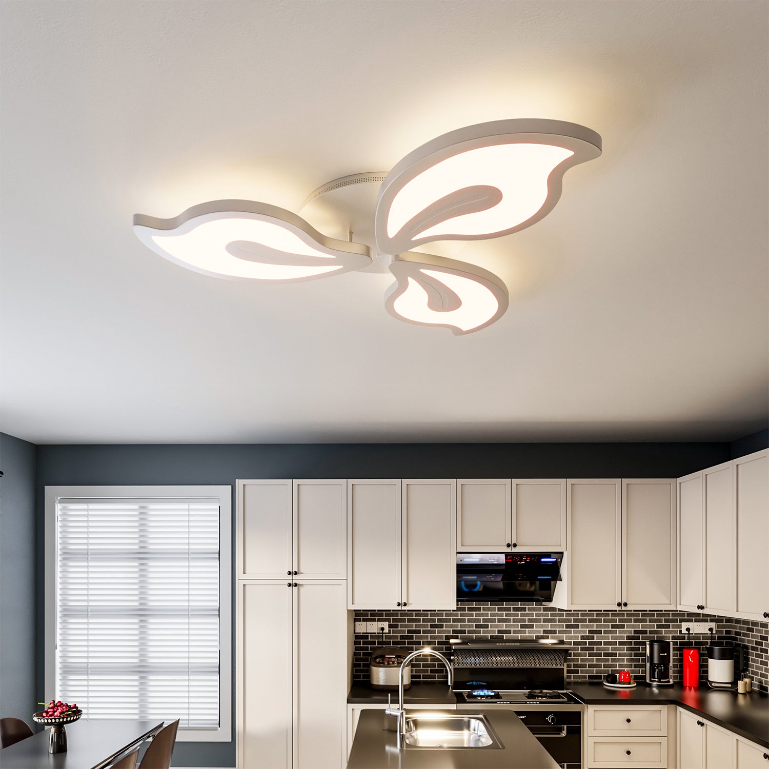 Elegant Floral Shape Energy-efficient LED Ceiling Light