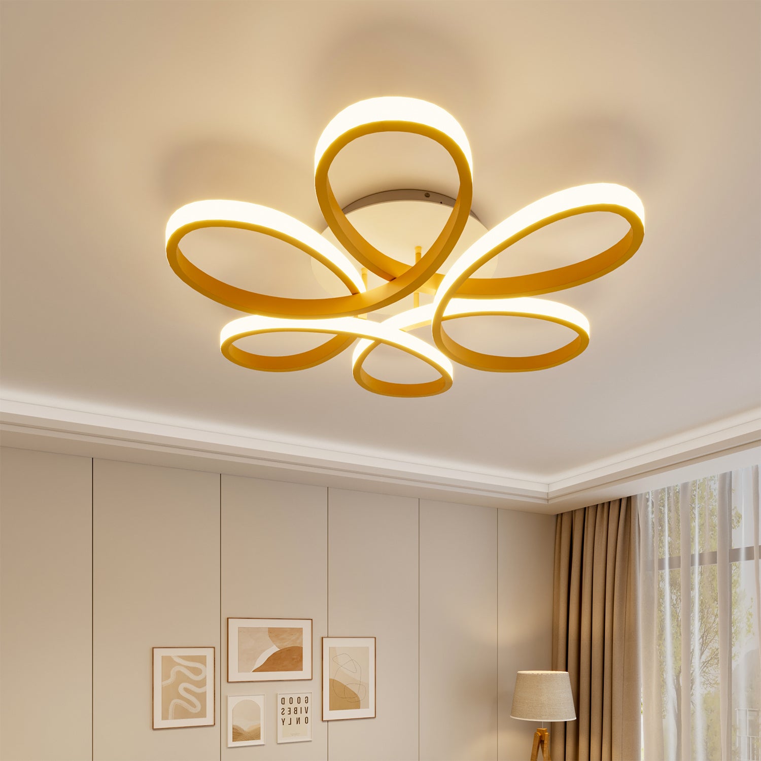 Modern Acrylic Petal LED Kitchen Ceiling Lights