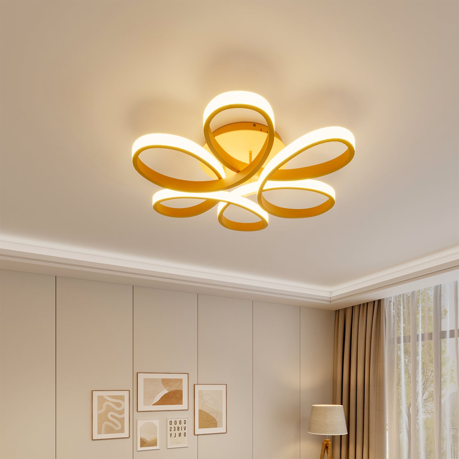 Modern Acrylic Petal LED Kitchen Ceiling Lights