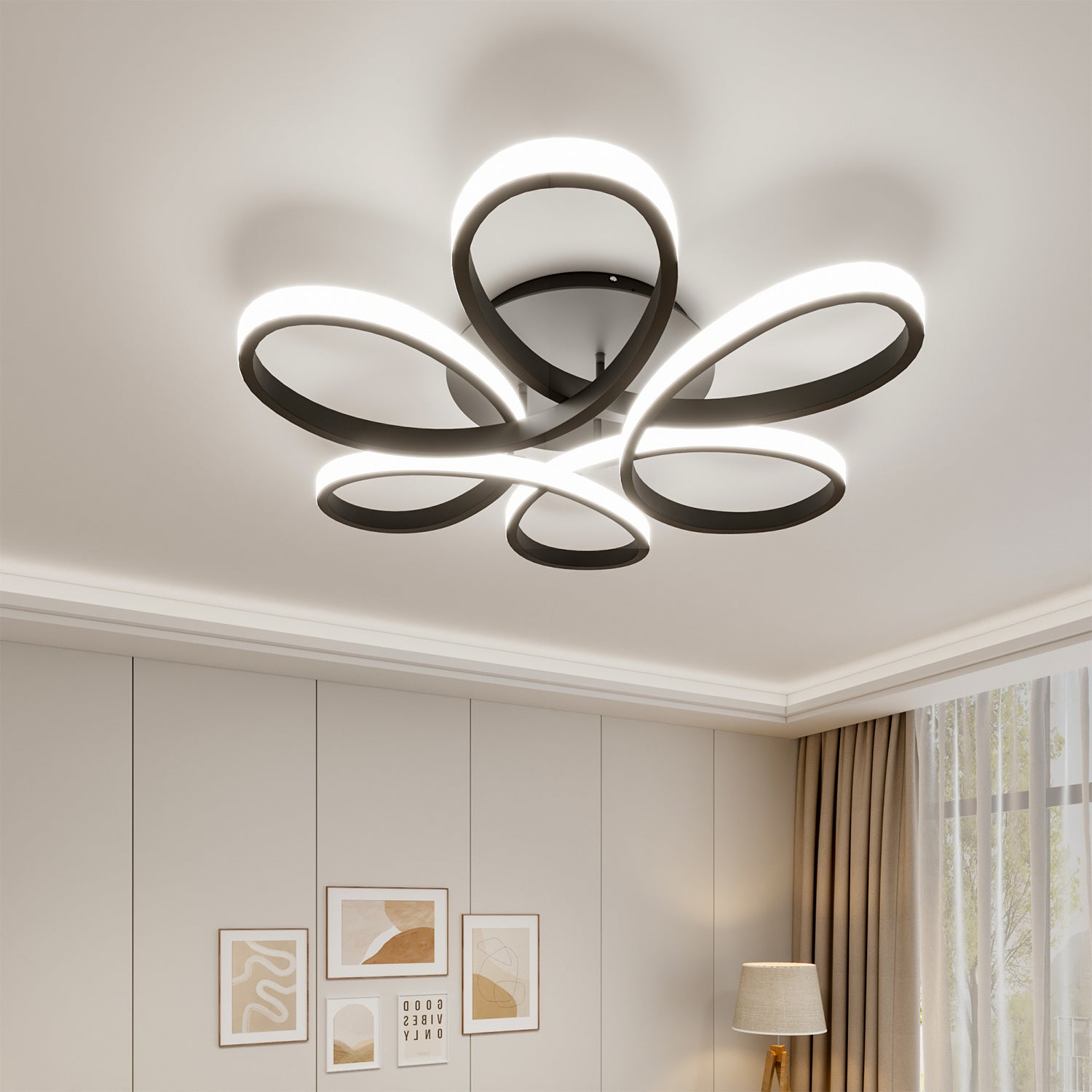 Modern Acrylic Petal LED Kitchen Ceiling Lights