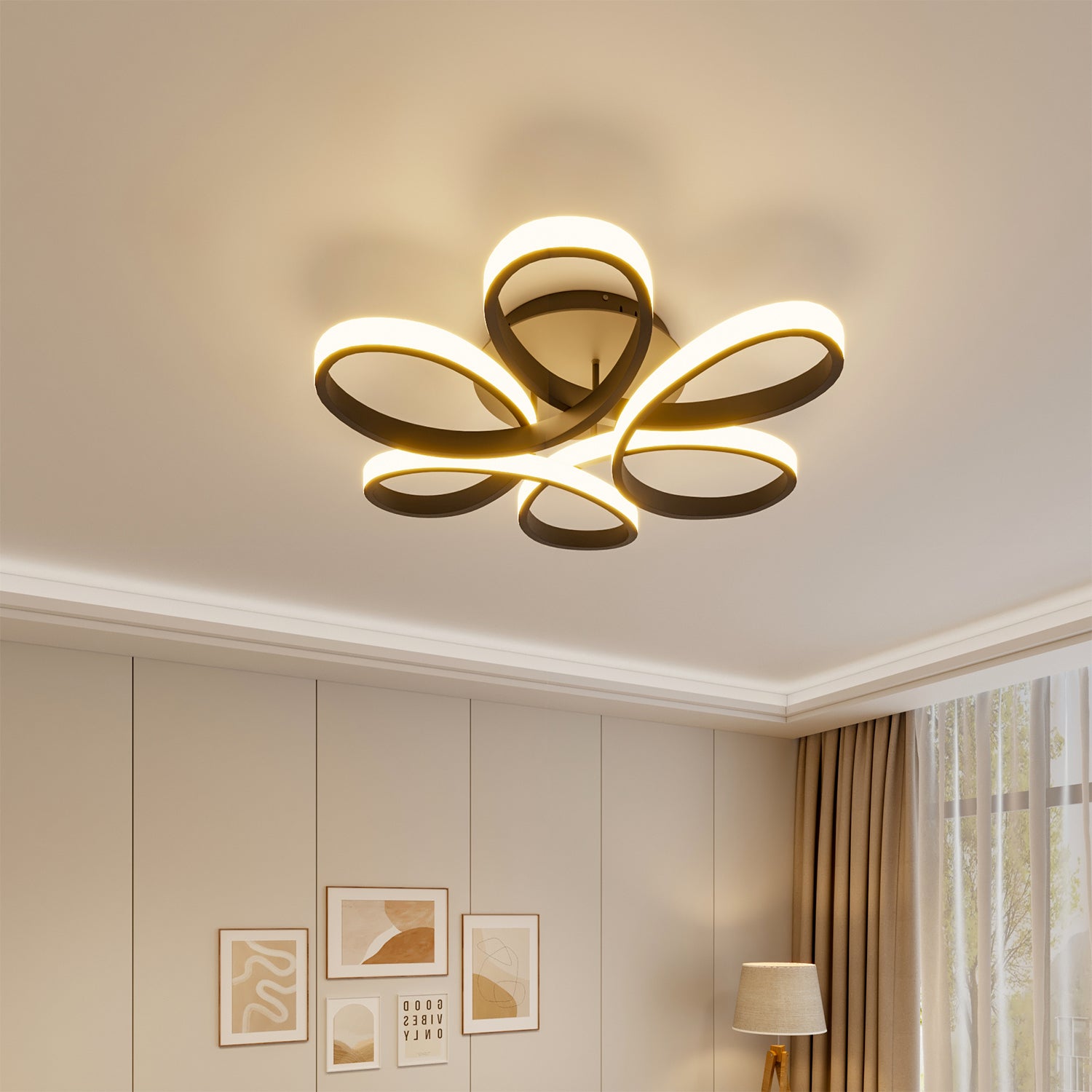 Modern Acrylic Petal LED Kitchen Ceiling Lights