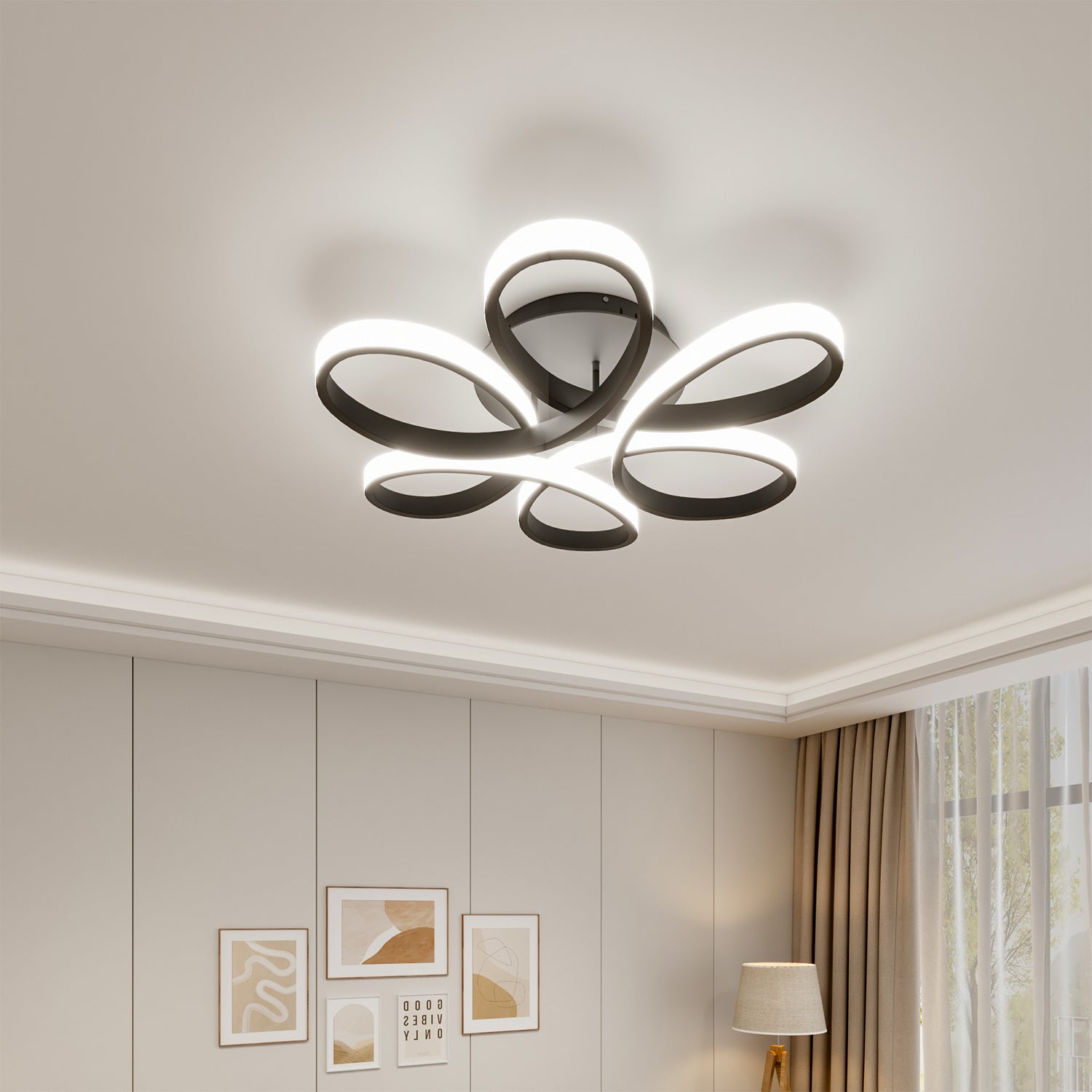 Modern Acrylic Petal LED Kitchen Ceiling Lights