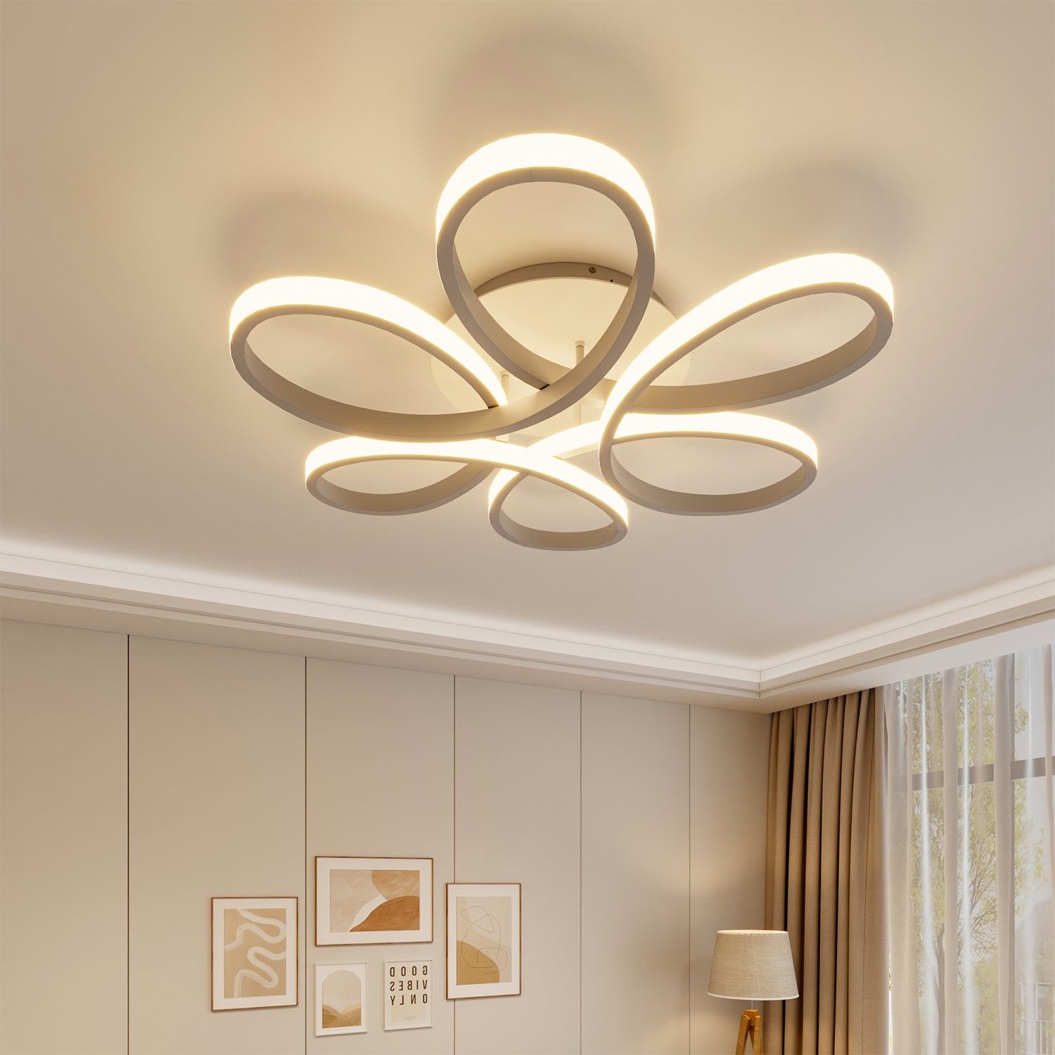 Modern Acrylic Petal LED Kitchen Ceiling Lights