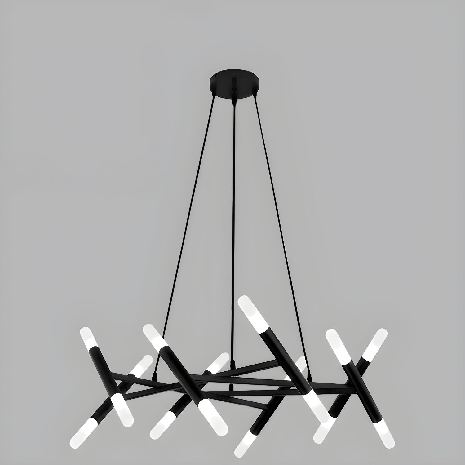 LED Modern Geometric Chandelier Creative Illumination for Contemporary Spaces