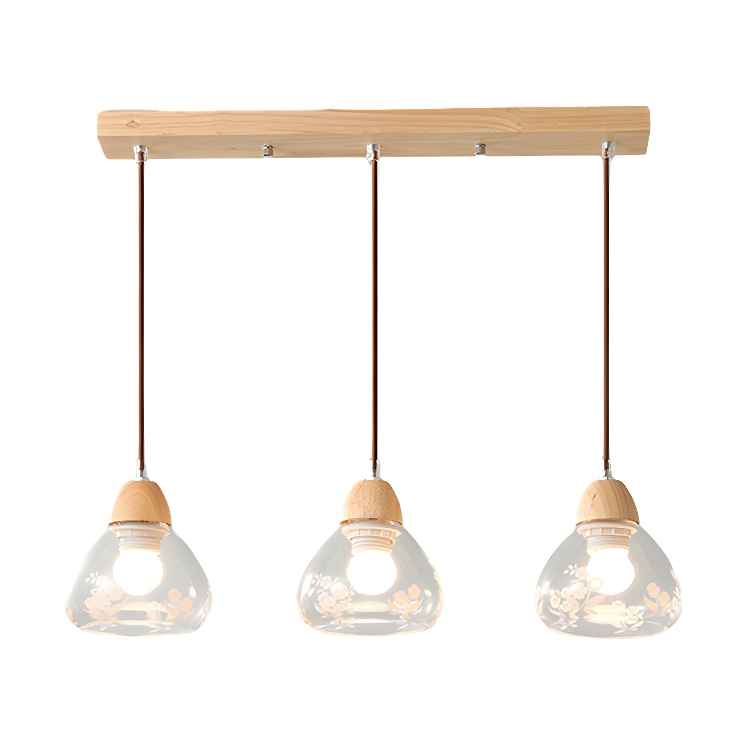 3-Light Modern simple geometric glass Pendent Light for Dinning Area