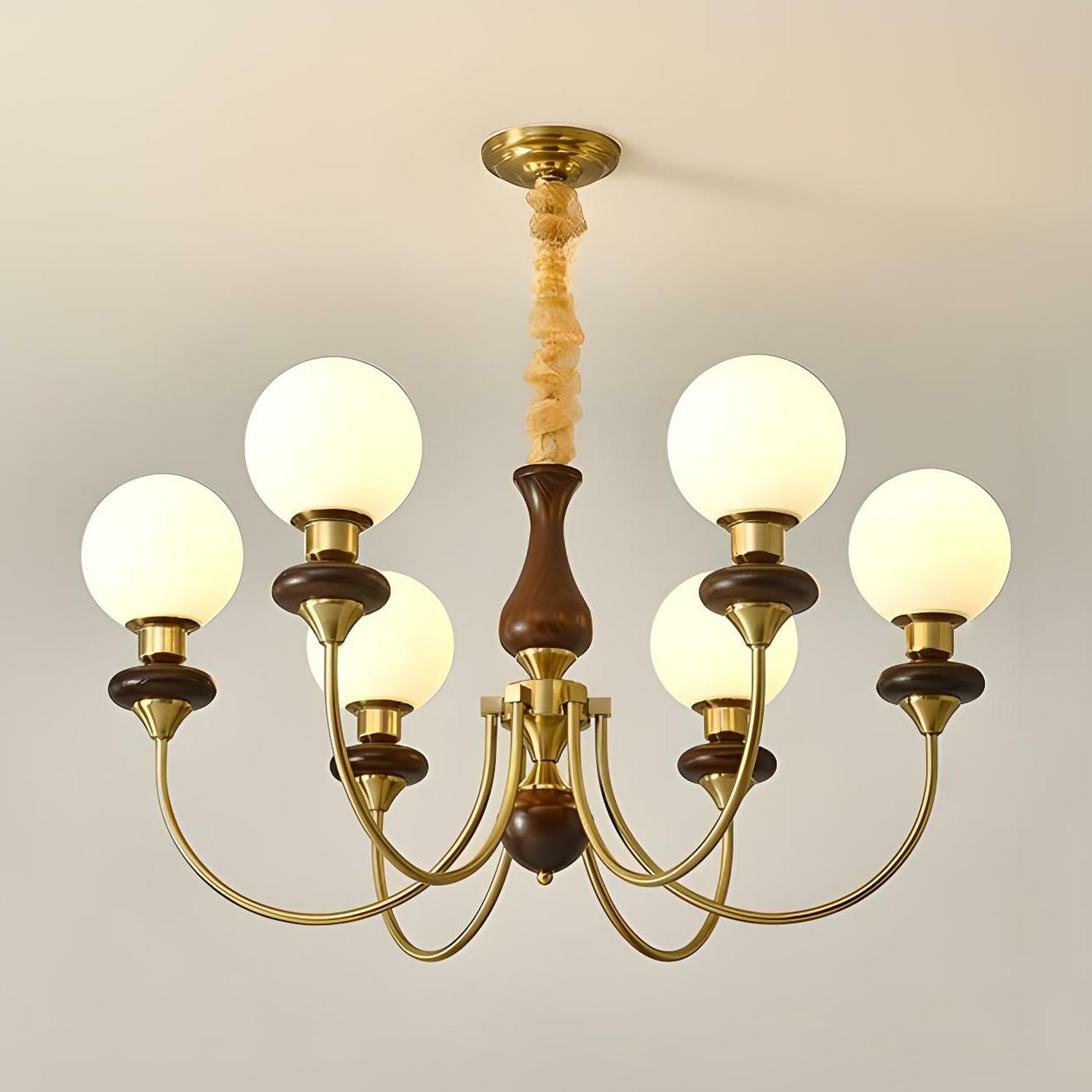 French Retro Enchantment Vintage Magic Bean Ceiling Light