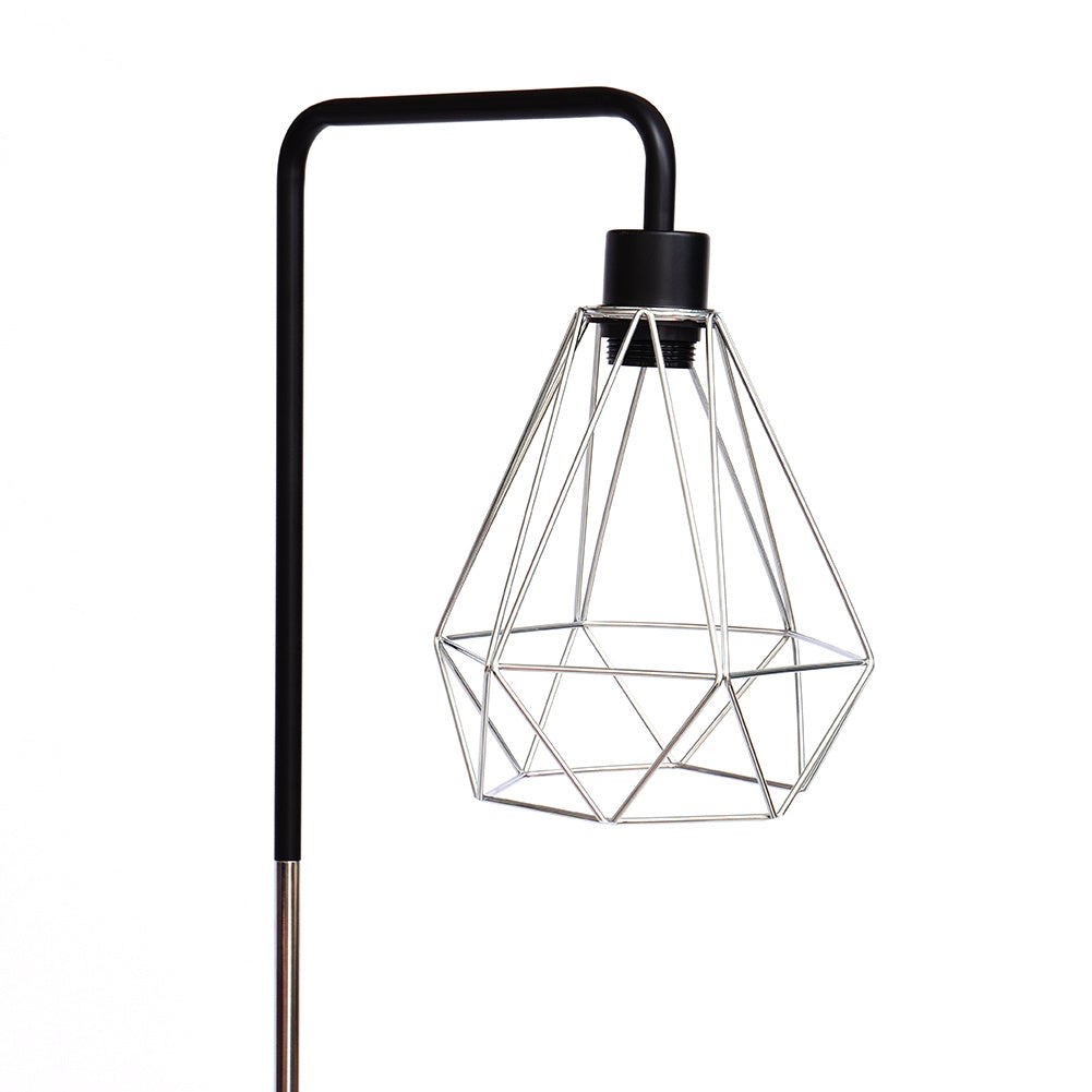 Modern Floor Lamp with Marble Base - Dimmable