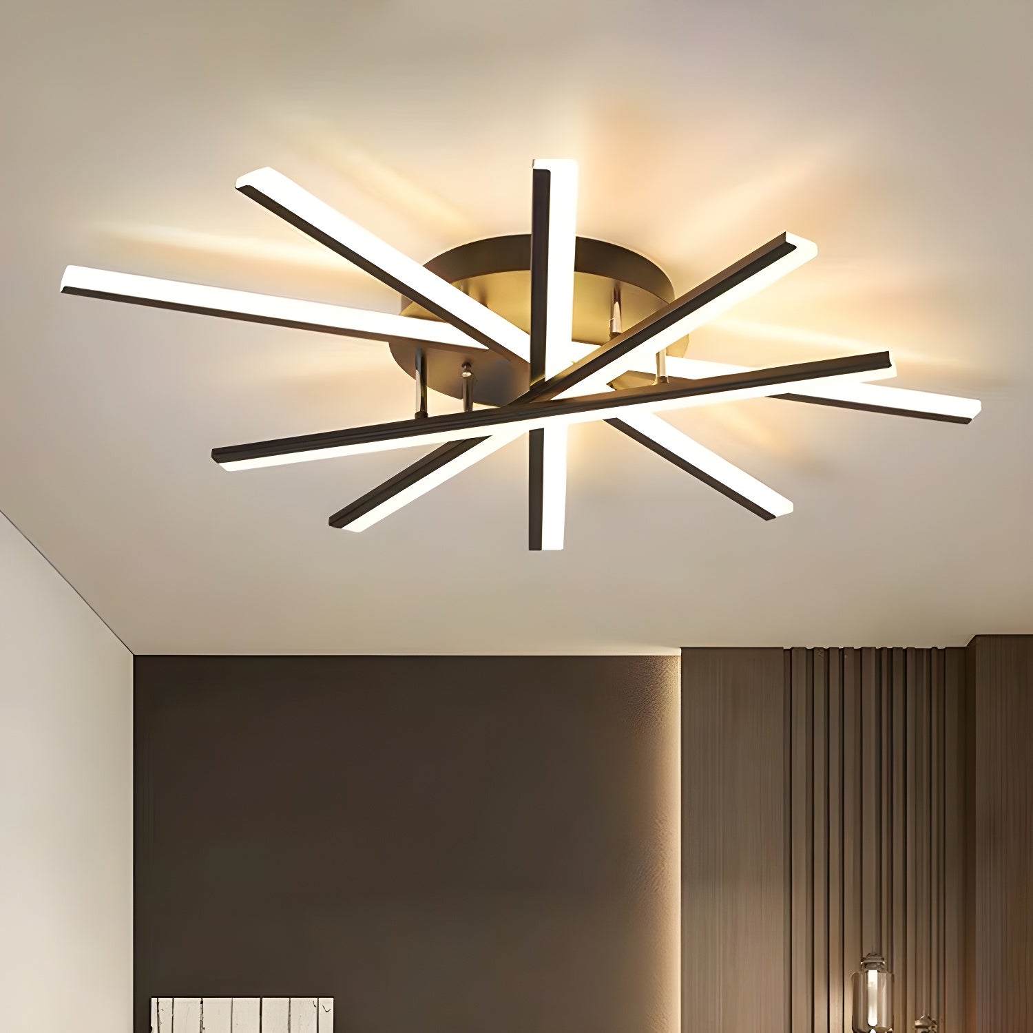 Modern Minimalist Artistic Linear Creative Ceiling Light