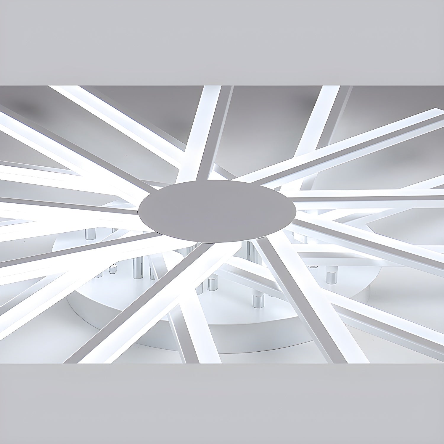 Modern Stylish Acrylic Semi Flush LED Ceiling Light