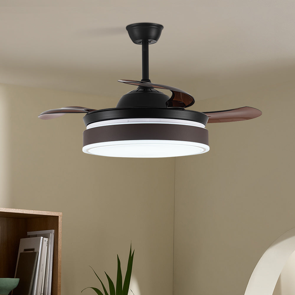 Modern Ceiling Fan with Light and Remote Control