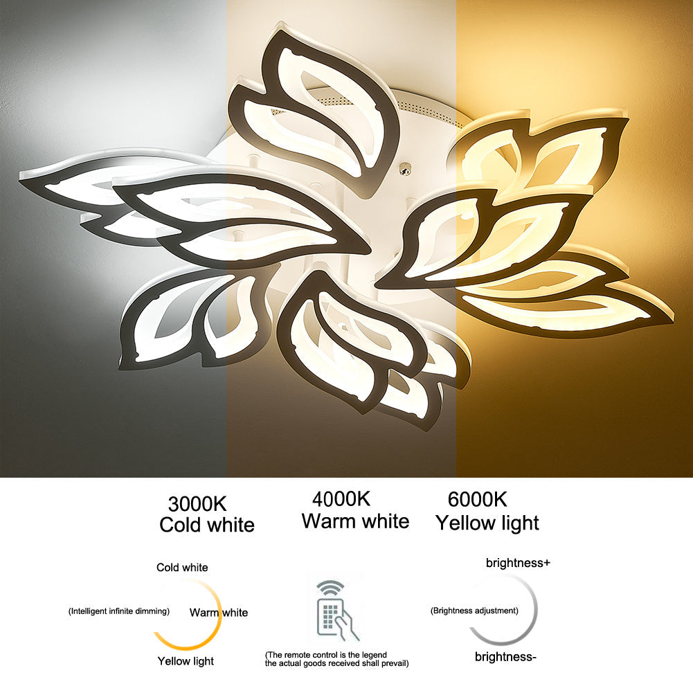 Petal Modern LED Ceiling Light Dimmable/Non-Dimmable (Version C)