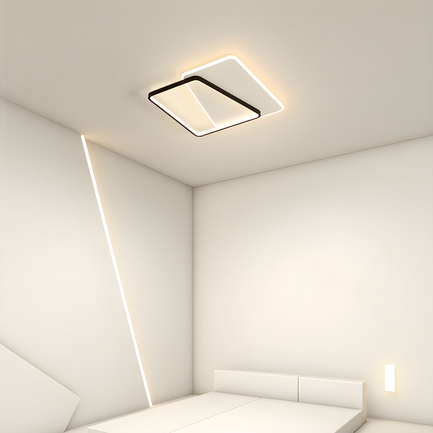 Minimalism Flush Ceiling Light Fixtures LED Geometric Ceiling Light Fixture